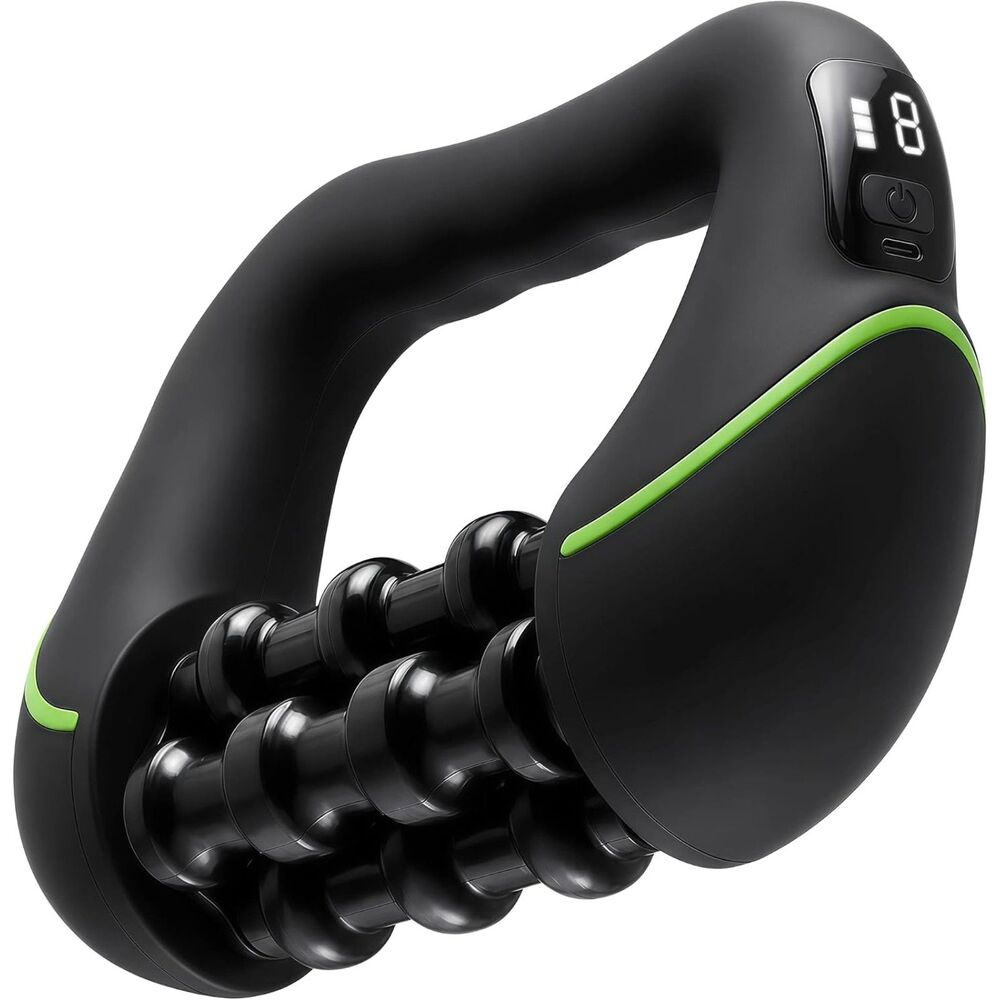 Electric Rolling Body Massager 8 Speeds Rechargeable LCD Full Body